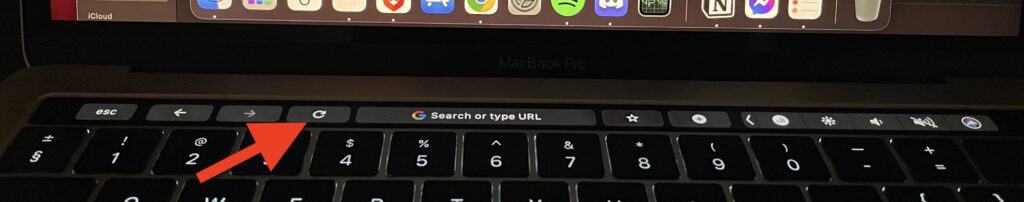 how to skip ads with macbooks touch bar