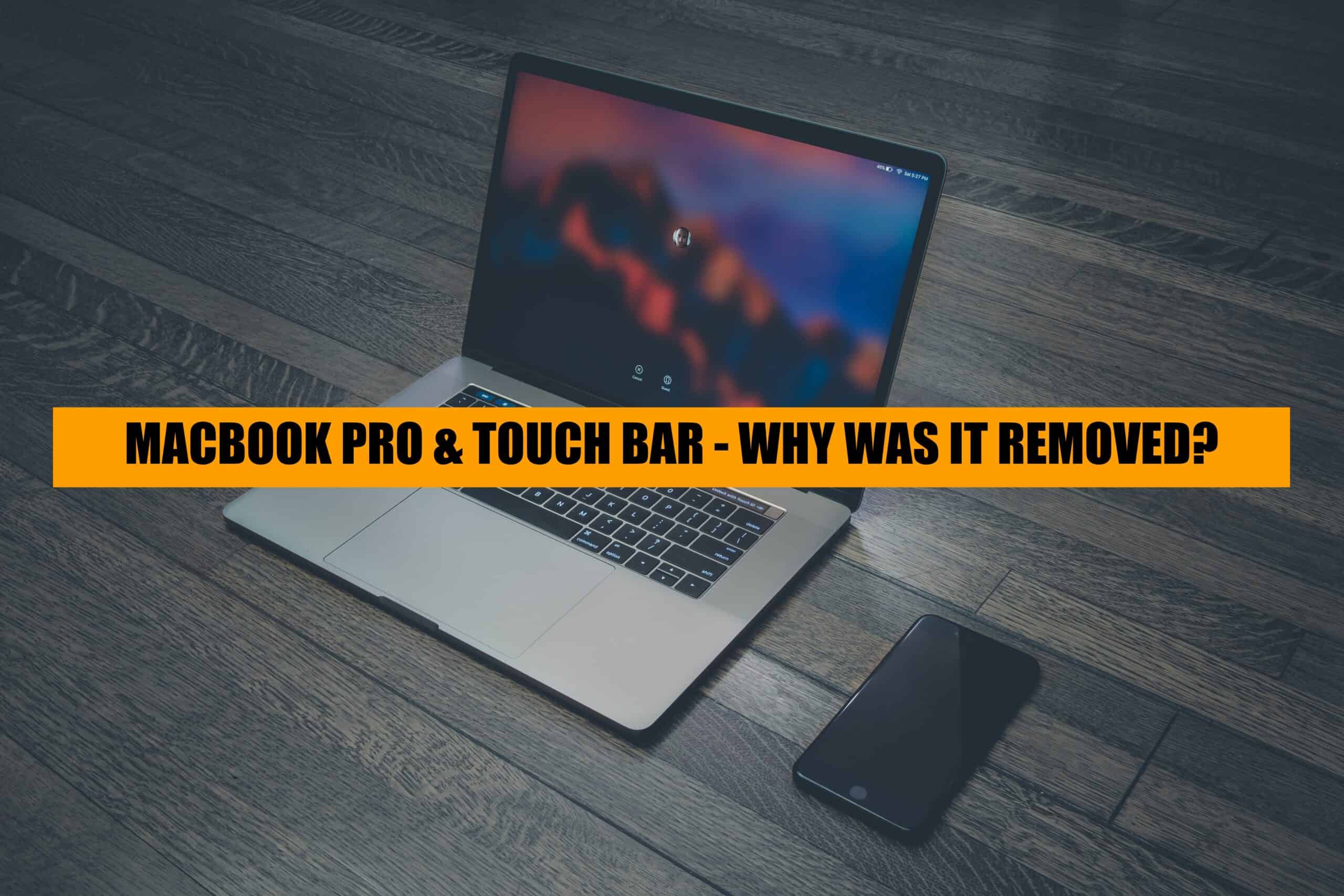 why apple removed the touch bar