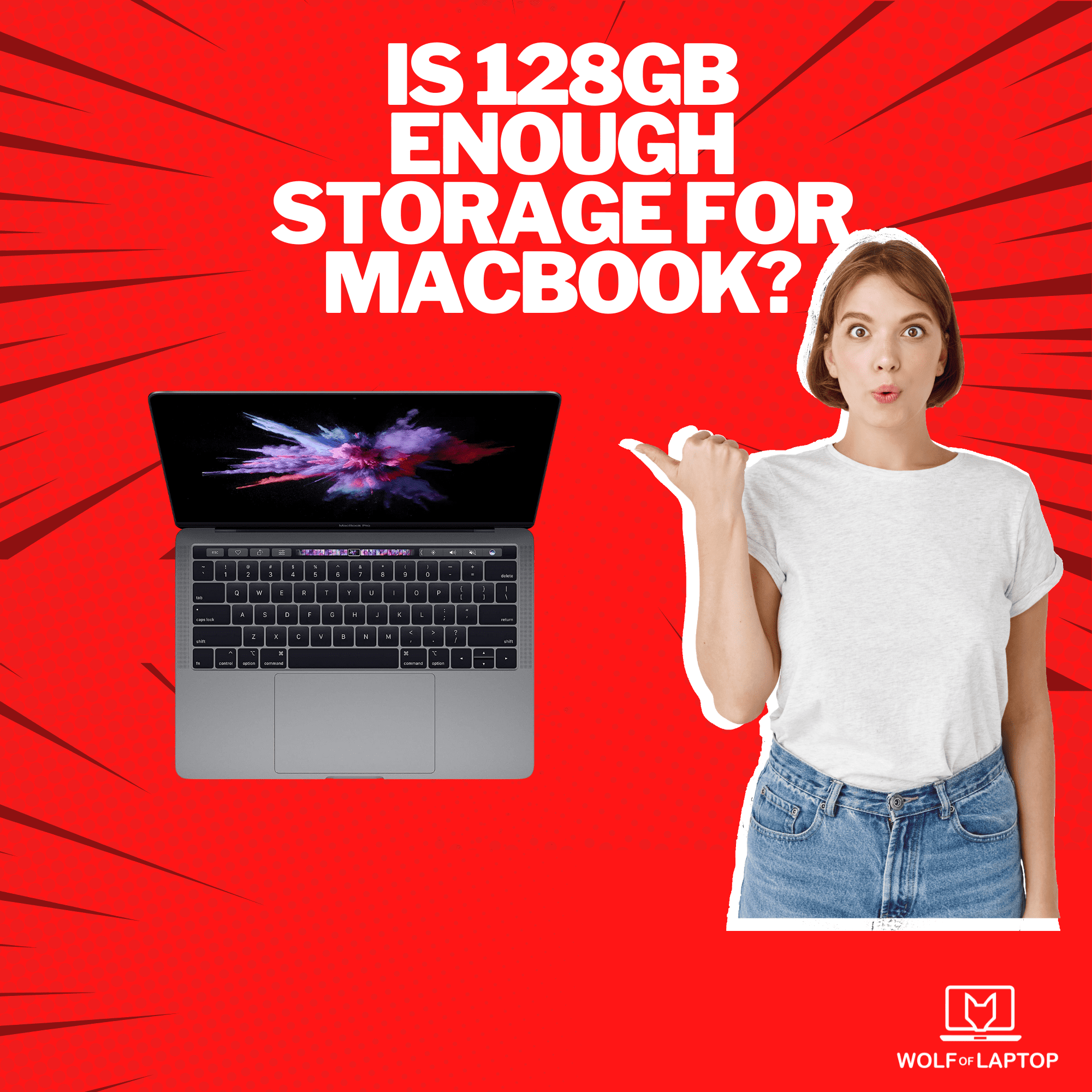 is 128 gb will be enough storage for macbook?