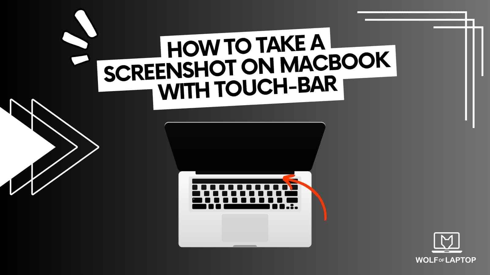 learn how to take screenshot on macbook with touch bar